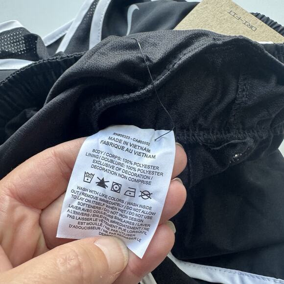 Nike Tempo Dri-FIT Women's S Small Black Brief Lined Running Workout Gym Shorts - Picture 4 of 7